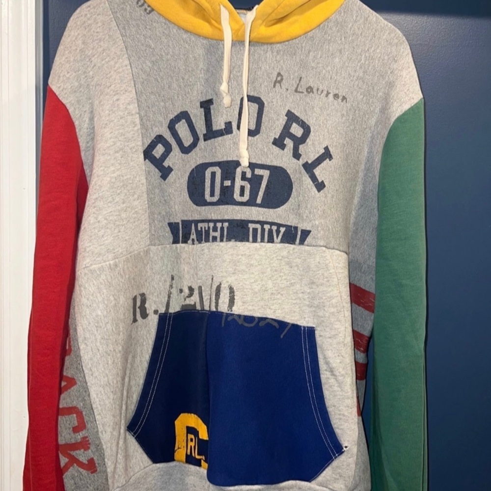 Polo Ralph Lauren multicolor hoodie #rare #classic